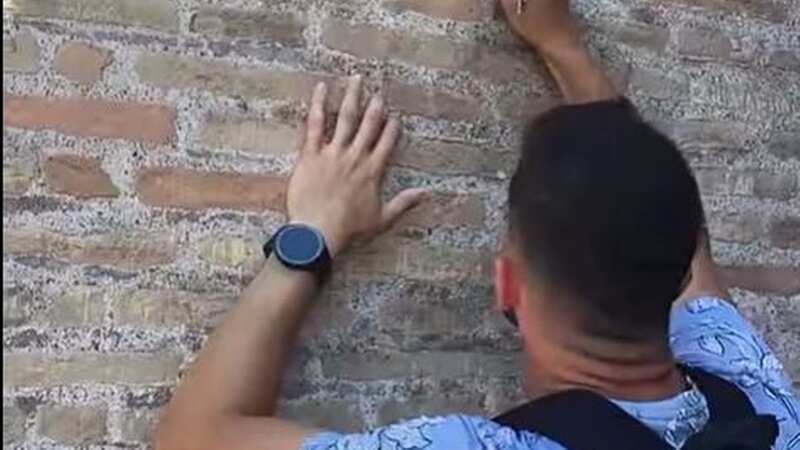 Tourist sparks fury as he
