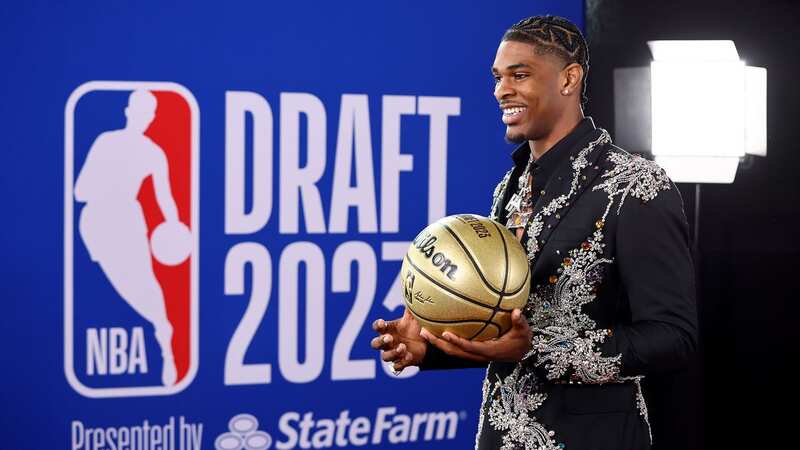 Scoot Henderson has made an interesting jersey number choice after being drafted by the Portland Trail Blazers. (Image: Arturo Holmes/Getty Images)
