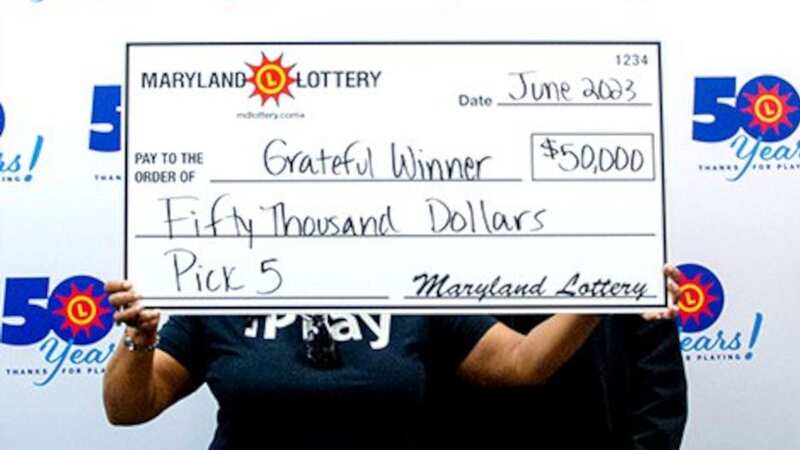 The lucky woman won the hefty prize (Image: Maryland Lottery/Newsflash)