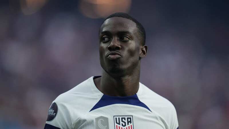 Timothy Weah is on the verge of joining Juventus (Image: Robin Alam/ISI Photos/Getty Images)