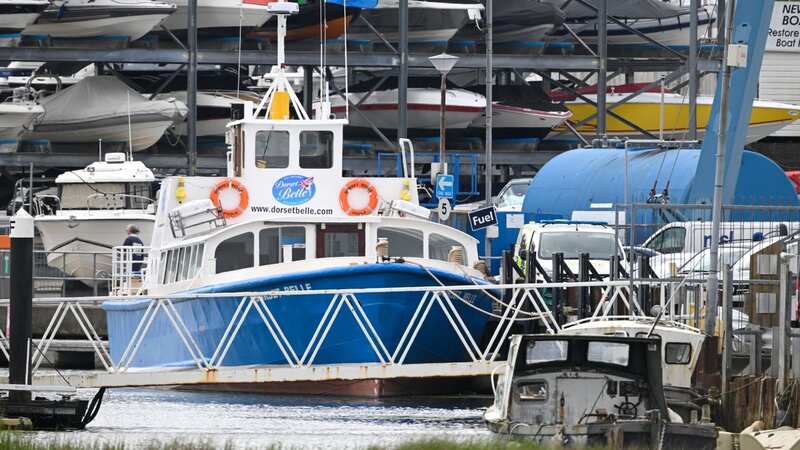 The Dorset Belle pleasure cruise was impounded at the Cobb’s Quay, Poole Harbour, after the tragedy (Image: Getty Images)