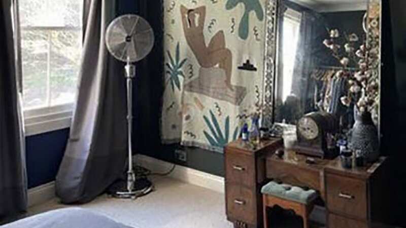 The bedroom is available to rent for £1,400 a month (Image: Jam Press/SpareRoom)