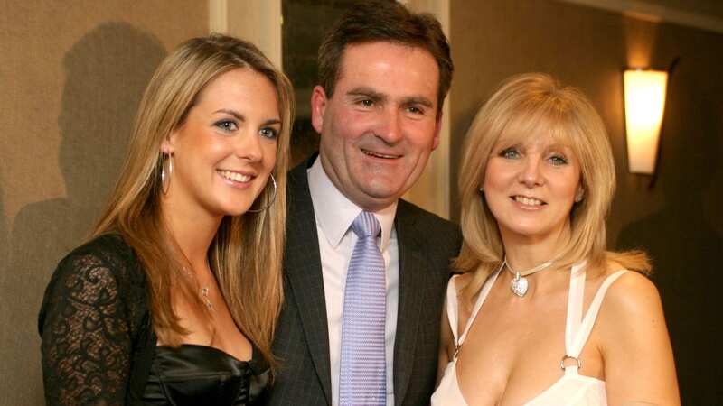 Richard Keys with his daughter Jemma (l) and ex-wife Julia (Image: WireImage)