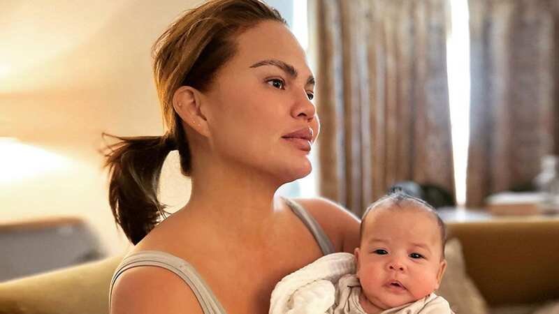 Chrissy Teigen has announced the birth of her fourth child (Image: Instagram)
