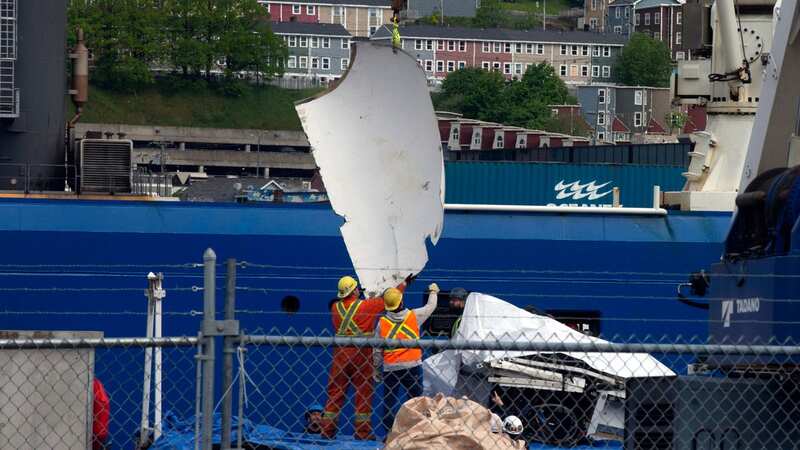 Debris from the Titan sub has been recovered from the ocean floor (Image: AP)
