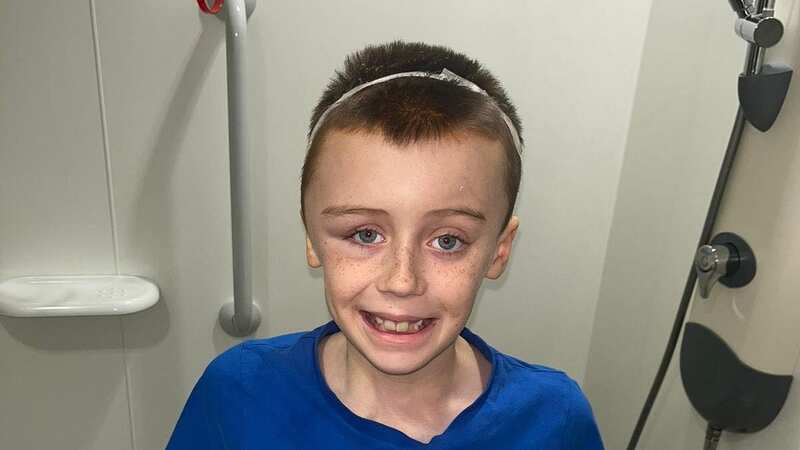 Nine-year-old Henri Brammer, who began suffering with a headache in the run up to Christmas (Image: Carly Brammer)