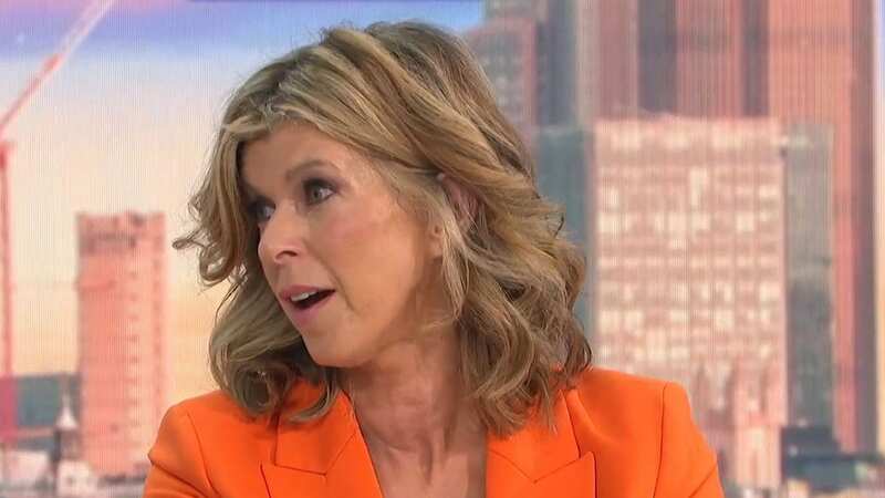Kate Garraway rescued by husband Derek from awkward slip-up after receiving MBE