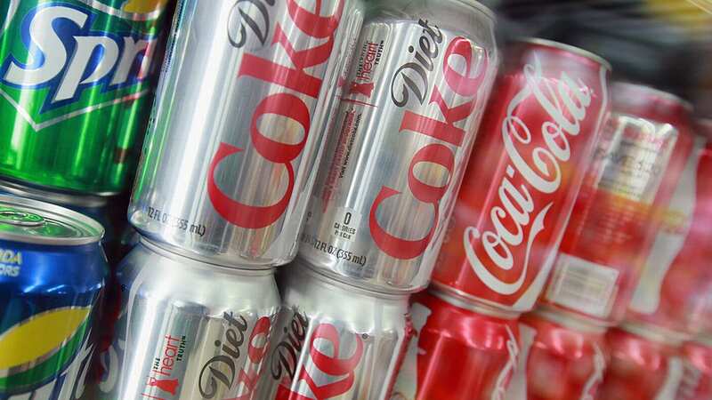 A sweetener regularly used in diet fizzy drinks is set to be listed as a possible cancer-linked ingredient (Image: Getty Images)