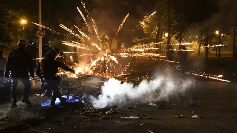 The riots ran into their third night on Thursday (Image: AP)