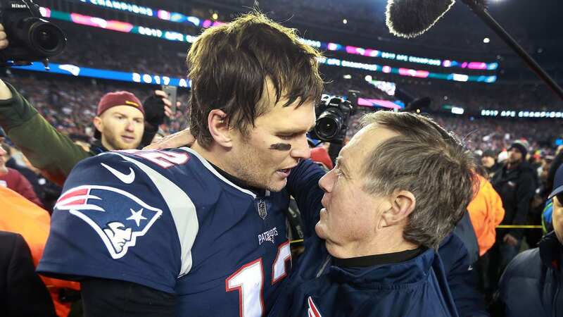 Tom Brady and Bill Belichick started together at the Patriots in 2000 and won six Super Bowls together (Image: The Boston Globe via Getty)