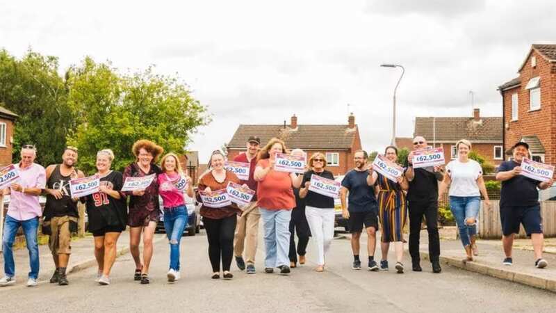 Fourteen residents shared the whopping prize (Image: People’s Postcode Lottery)