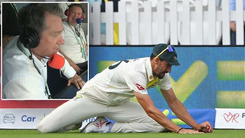 Mitchell Starc was penalised for letting the ball hit the ground (Image: Getty Images)
