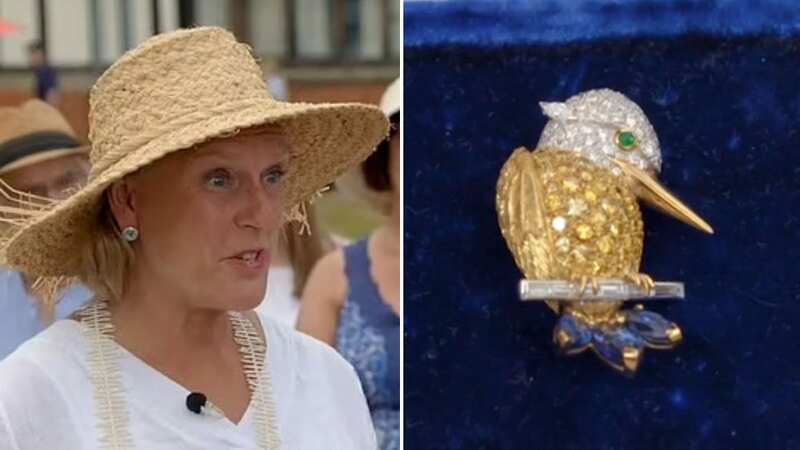 Antiques Roadshow guest blown away by huge price of tiny diamond bird brooch