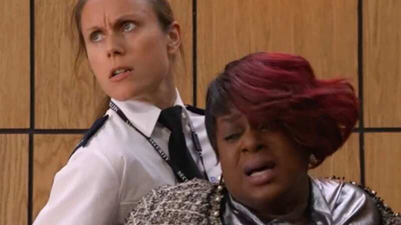 EastEnders fans tear up as Kim Fox jailed in emotional court scenes amid panic attack (Image: BBC)