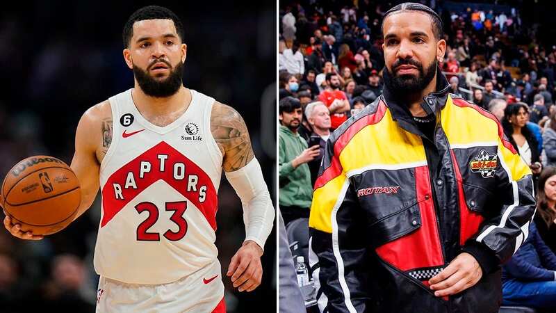 Drake is a passionate Toronto Raptors fan and has built strong relationships with players over the years, including Fred VanVleet (Image: Getty Images)