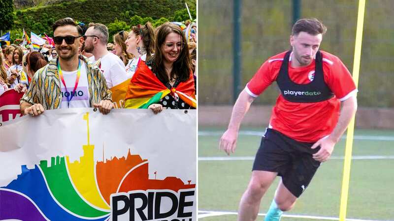 Zander Murray became the first British professional football to lead a Pride parade last week