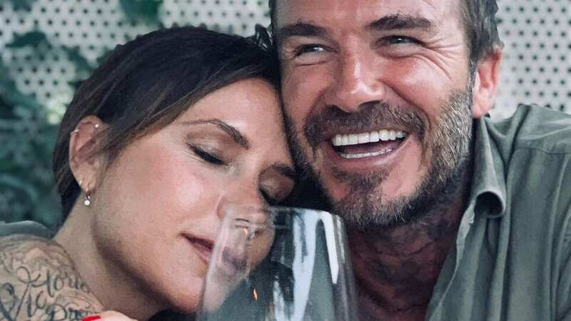 David and Victoria Beckham share epic purple wedding photos in anniversary posts