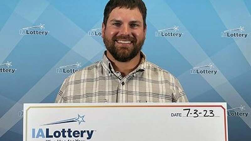 After checking his numbers, Nick realized he had won the jackpot and received a cash prize of $390,191 (Image: Jam Press)