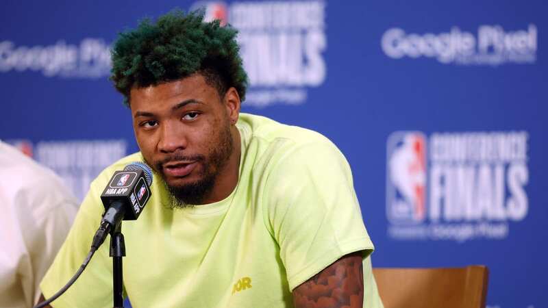 Marcus Smart is angry after being traded by the Boston Celtics. (Image: Maddie Meyer/Getty Images)