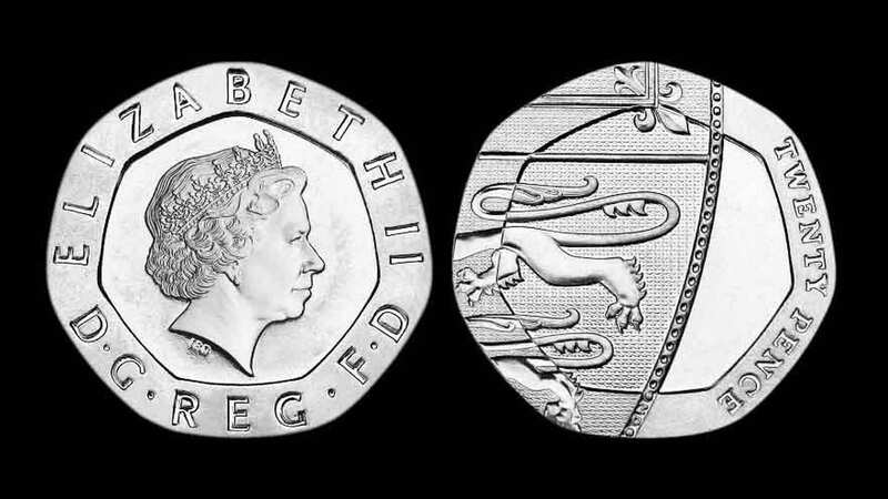 The rare 20 pence coins could be worth up to £60 (Image: PA)