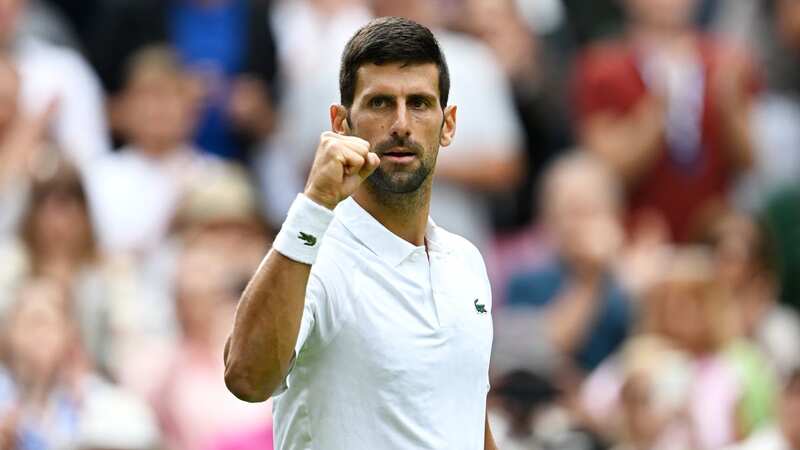 Novak Djokovic takes on Australian Jordan Thompson in the second round of The Championships at Wimbledon
