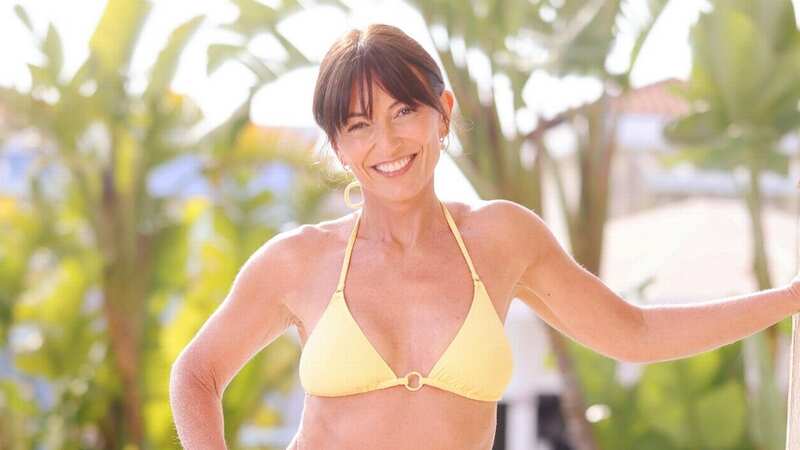 Davina looked stunning in a yellow bikini (Image: Joe Pepler/PinPep)