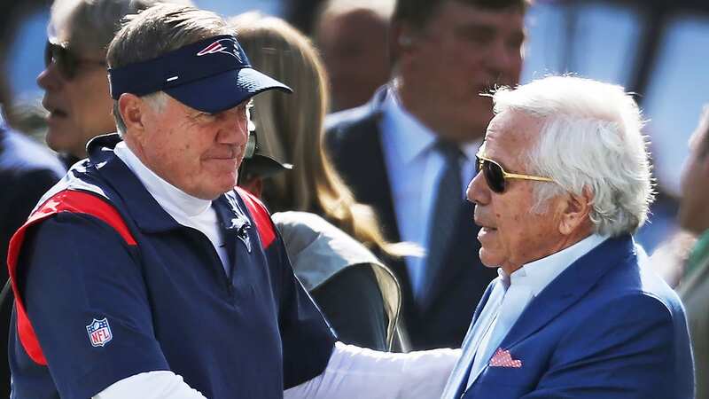 Tension is running high between New England Patriots head coach Bill Belichick and owner Robert Kraft. (Image: Jim Davis/The Boston Globe via Getty Images)