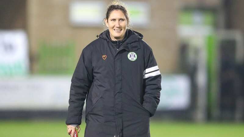Hannah Dingley was previously academy coach at Forest Green (Image: Shane Healey/ProSports/REX/Shutterstock)