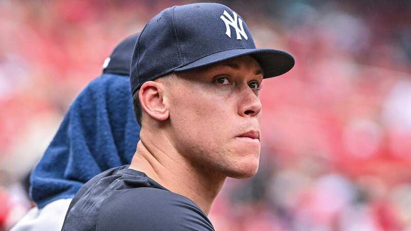 Aaron Judge could only watch on as the New York Yankees season continued with a win over the Baltimore Orioles on Monday (Image: AP)