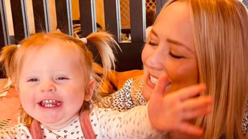 Amy Walsh was devastated to leave Bonnie at nursery when she returned to work (Image: Instagram)