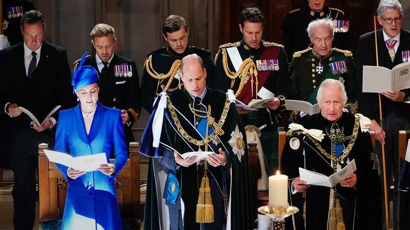 King Charles III and Queen Camilla were joined by their family and aides (Image: PA)