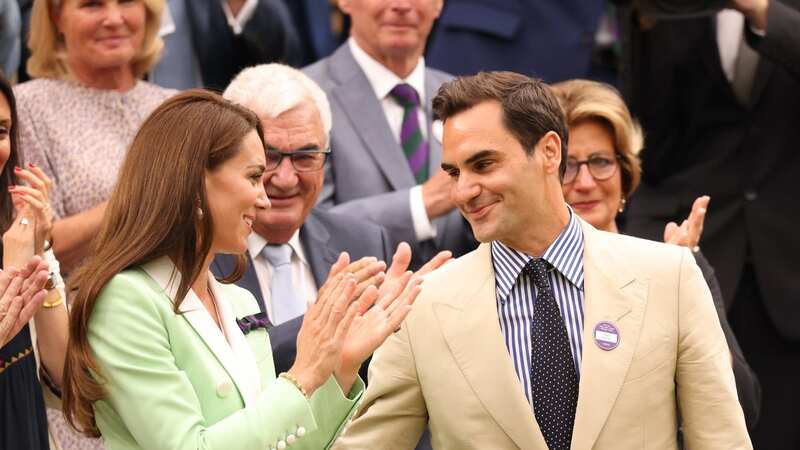 Kate Middleton tells Roger Federer 