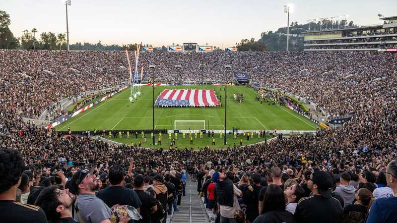 The Rose Bowl prior to the match between Los Angeles Galaxy and Los Angeles FC, as the Galaxy won the match 2-1 (Image: Shaun Clark/Getty Images)