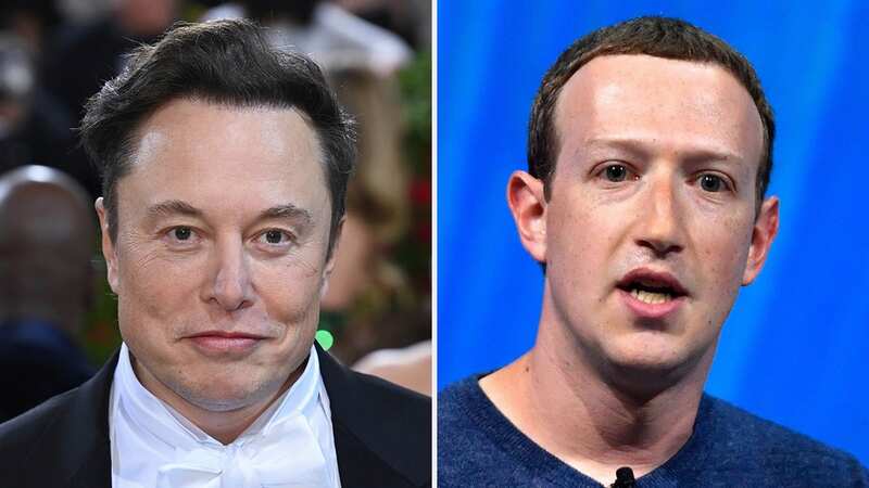 Elon Musk, (left) and Mark Zuckerberg (Image: GETTY)