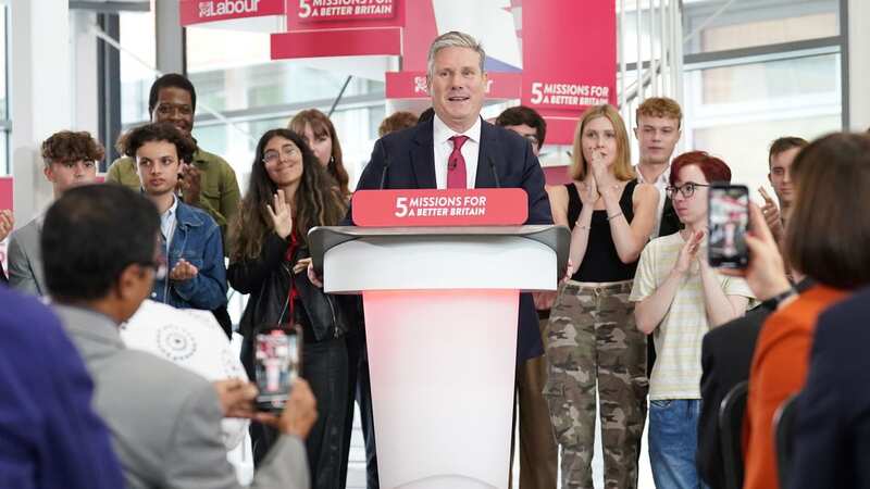 Keir Starmer giving speech (Image: PA)