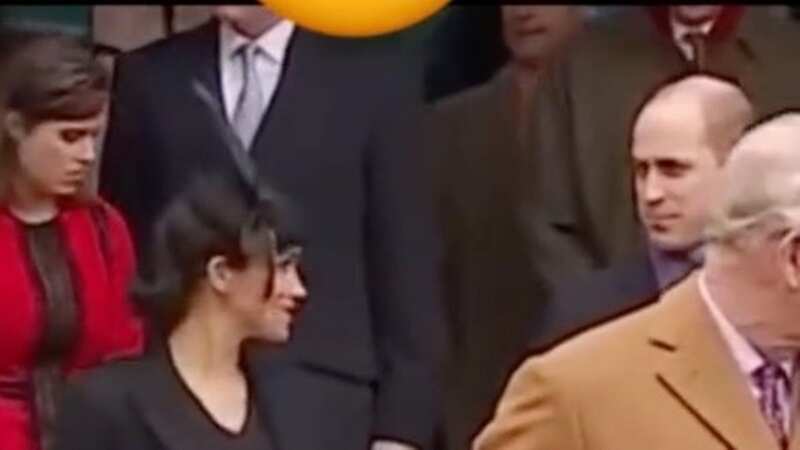 A rediscovered clip from Christmas 2018 shows Prince William "having none" of Meghan Markle (Image: tiktok/the.royal.watcher)