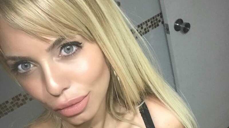 Former Uruguayan porn actress Mia Etcheverria was arrested at Montevideo Airport (Image: Newsflash)
