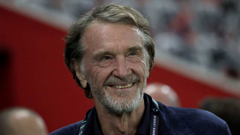 Sir Jim Ratcliffe visiting Old Trafford during takeover talks (Image: PA)