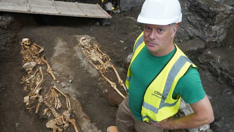 The burial site is associated with the earliest inhabitants of medieval Dublin (Image: PA)