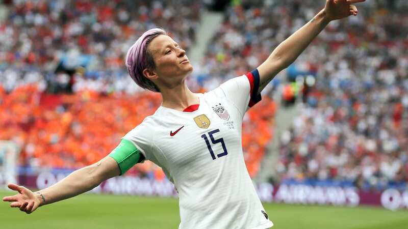 Megan Rapinoe has won two World Cups and is eyeing a third in Australia and New Zealand this summer (Image: AP)