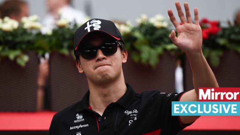 Zhou Guanyu speaks to Mirror Sport in the British Grand Prix paddock (Image: Simon Thompson)