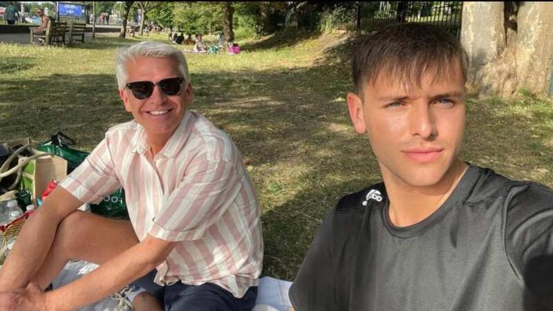 Phillip Schofield photographed with Ben Perryman - who plead guilty to revenge porn crimes in 2018 (Image: Instagram/benperryman)