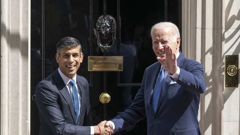Prime Minister Rishi Sunak and US President Joe Biden held talks in No10 (Image: Anadolu Agency via Getty Images)