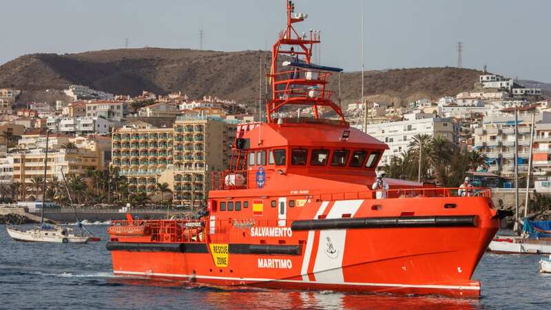 A maritime boat arrives in Gran Canaria with refugees on board (Image: Europa Press via Getty Images)