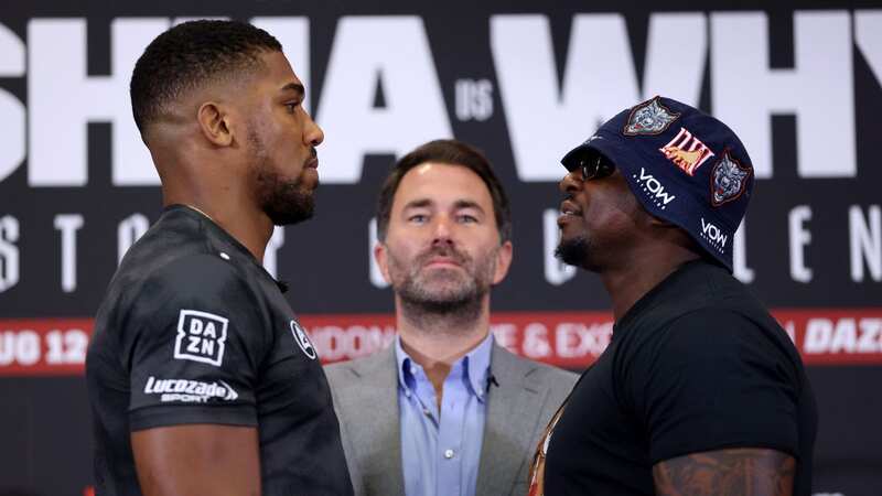 Anthony Joshua and Dillian Whyte face off ahead of heavyweight rematch