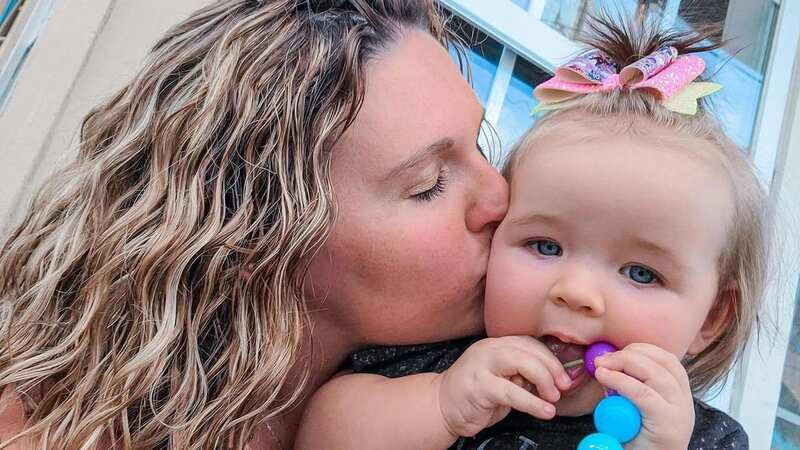 Tiffany McConathy, a certified nurse practitioner specialising in advanced oncology, discovered that her ten-month-old daughter, Nora, had tumours throughout her body (Image: Jam Press/@princessnoraswarriorfoundation)