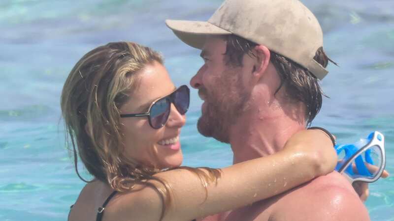 Chris Hemsworth and wife Elsa Pataky put on cosy display during beach trip