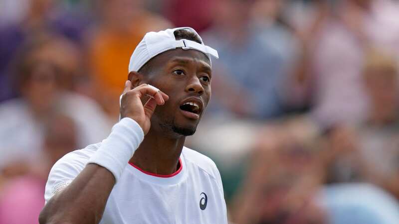 Chris Eubanks celebrates his win to reach the quarter-finals (Image: AP)