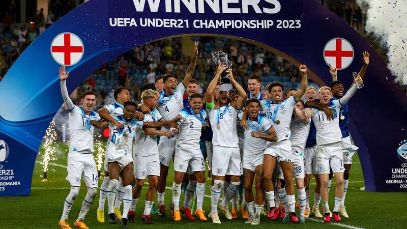 England won the U21 Euros on Saturday (Image: DeFodi Images via Getty Images)