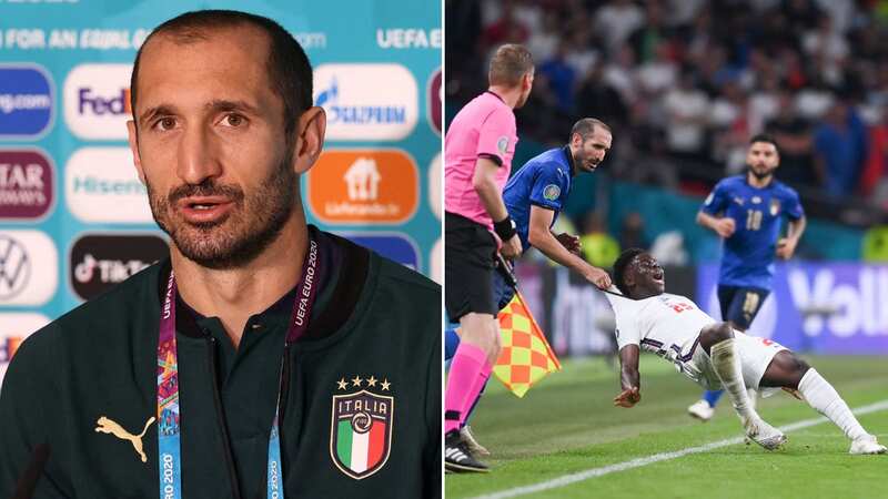 Giorgio Chiellini was seen as the villain after England lost the Euro 2020 final to Italy (Image: UEFA/AFP via Getty Images)